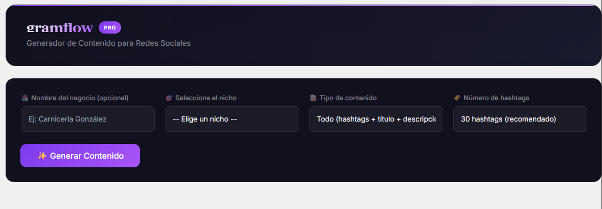 Gramflow Social Manager: imagen 1